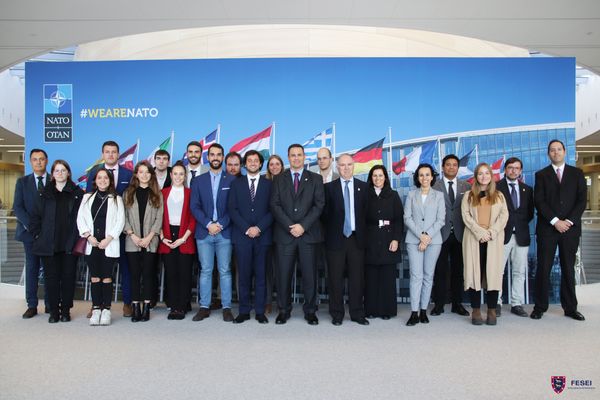 Visita de la X Promoción al Cuartel General de la OTAN dentro del marco del viaje institucional a Bruselas.