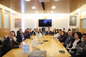 Reunión en Jerusalén con el Director del Departamento para Oriente Medio