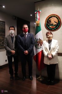 Visita a la Embajada de México.